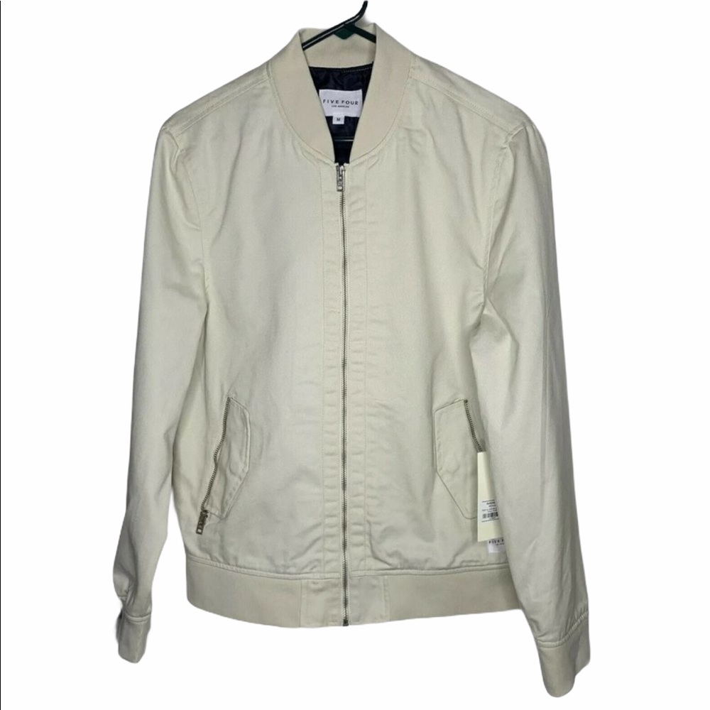 Five Four Cream Bomber Jacket